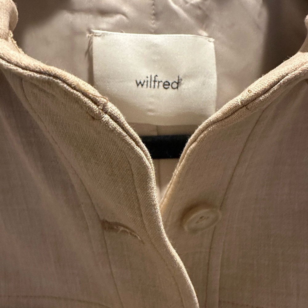 Aritzia Tan Cropped Jacket - Picture 2 of 3